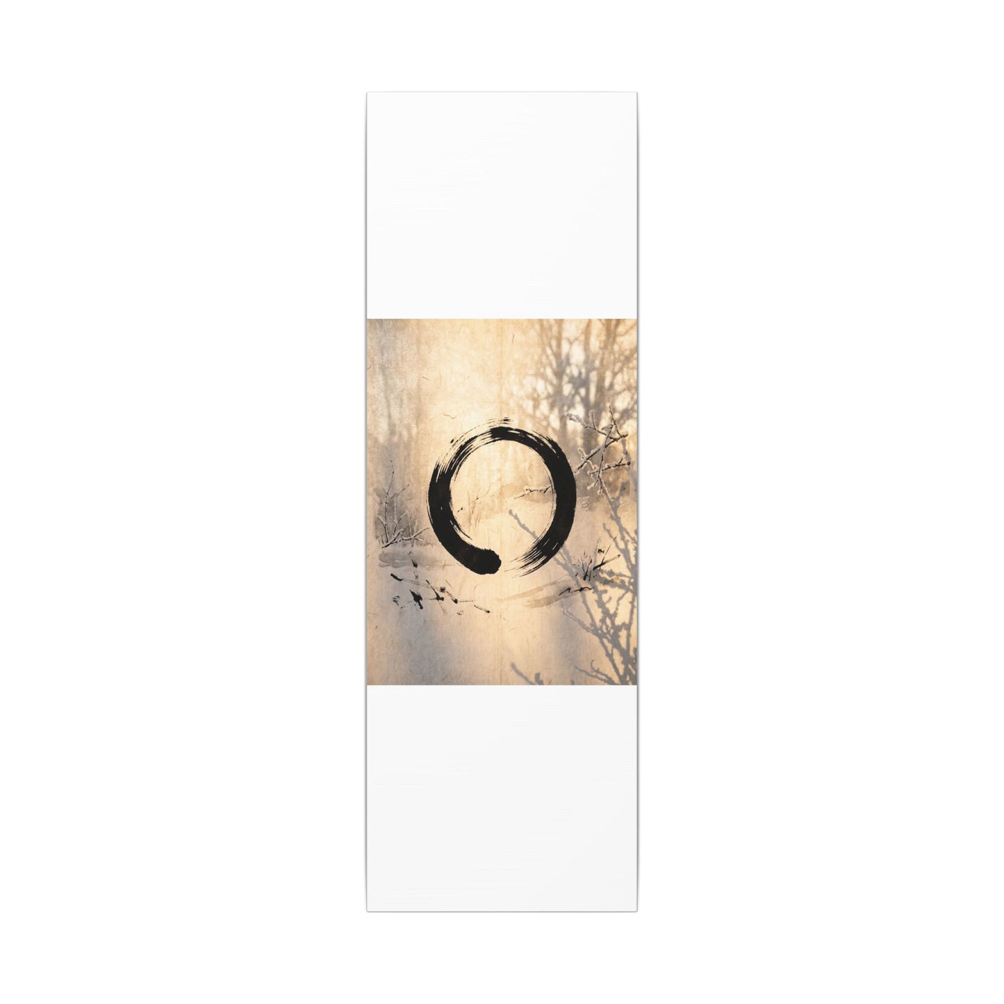 Shoji Screen Enso Canvas Art | Contemplative Zen Art