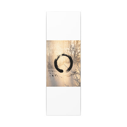 Shoji Screen Enso Canvas Art | Contemplative Zen Art